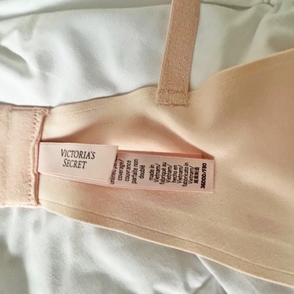 Victoria's Secret unlined full coverage bra in blush pink, size 36DDD - Picture 4 of 8